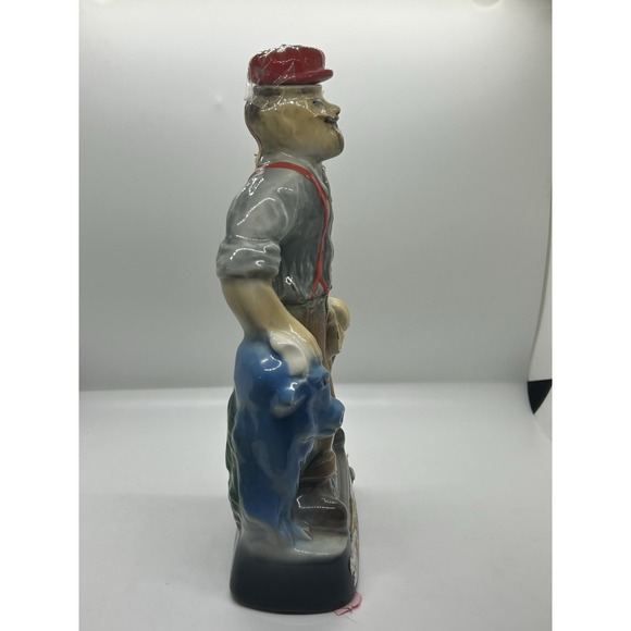 Jim Beam Paul Bunyan Decanter Centennial 1871-1971 Regal China Vintage - Picture 4 of 5